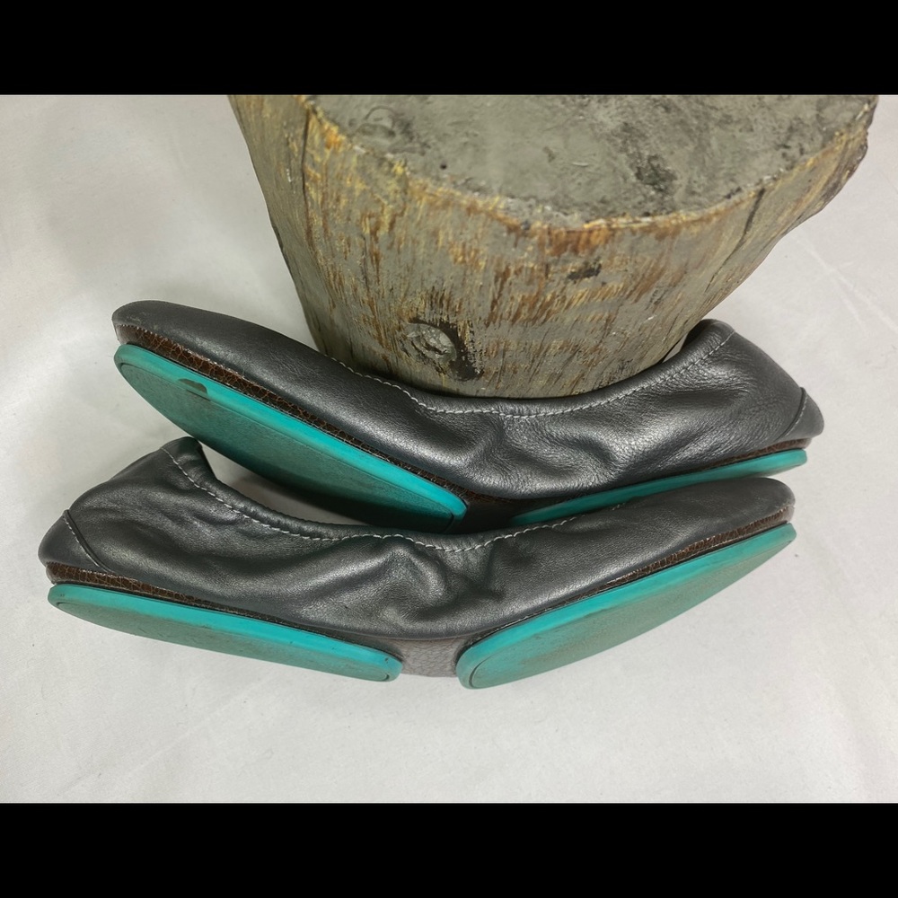 Tieks Ballet Flats Metallic Pewter Size 7 - image 5